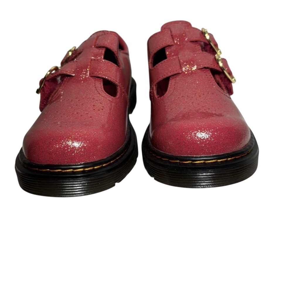 Dr. Martens 8065 Mary Janes Women Size 6 Pink Glitter Excellence Double Strap - Picture 2 of 11